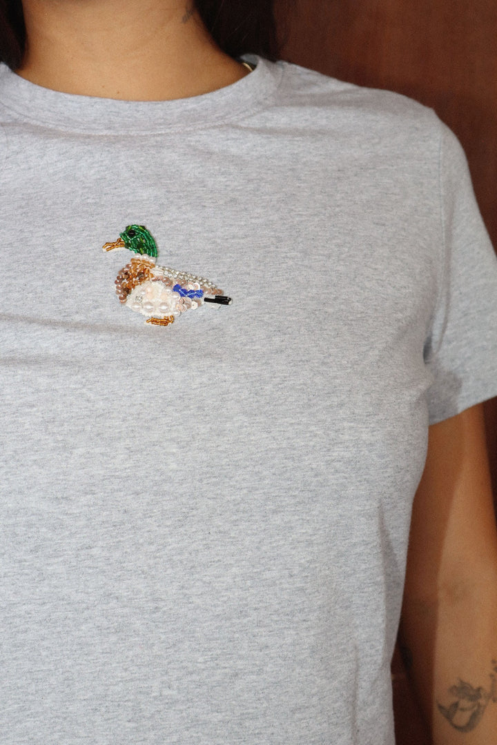 Duck Beaded Baby Tee