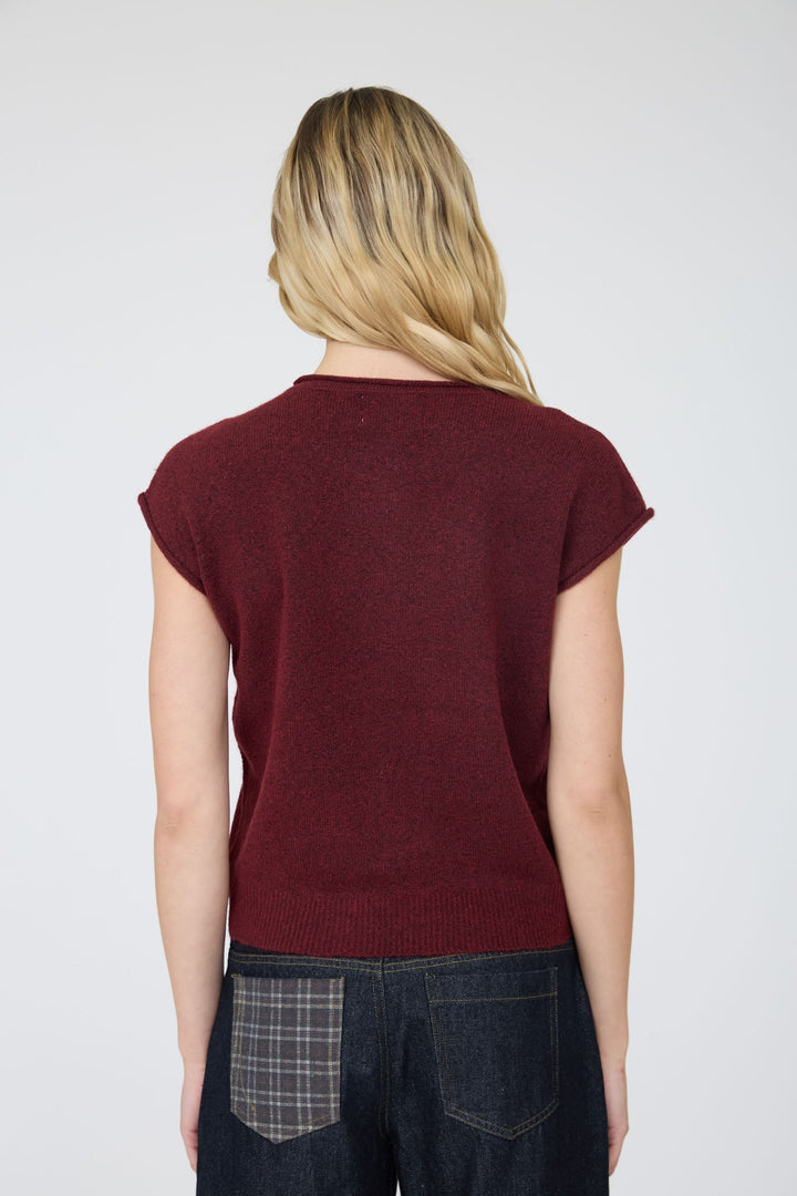 Leni Sleeveless Cardigan