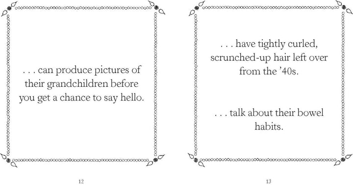 How Not to Become a Little Old Lady Mini Book