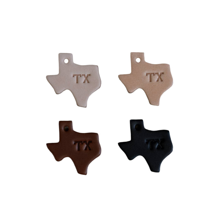 TX Leather Texas Key Tag