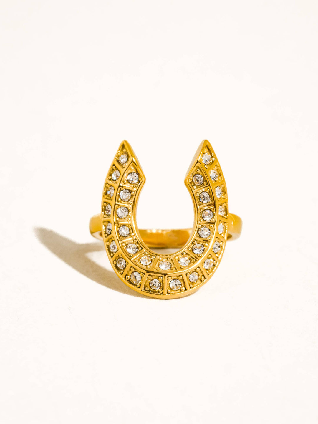 CZ Horseshoe Ring