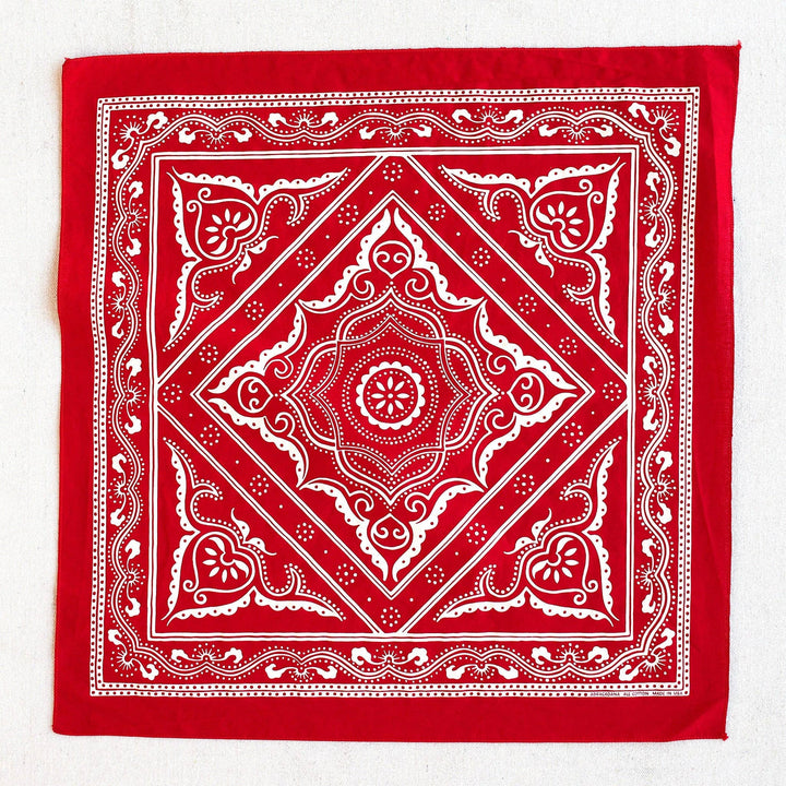 Red Western Bandana