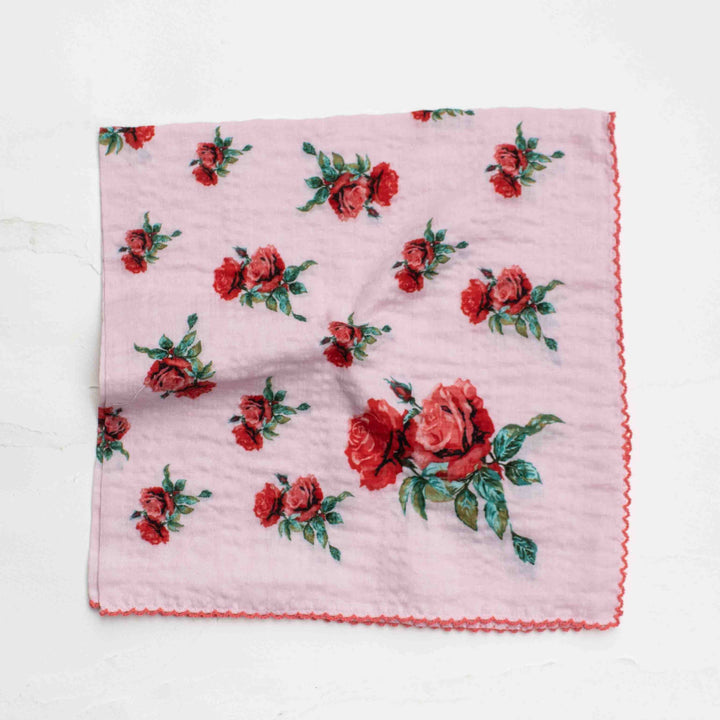 Vintage Rose Cotton Scarf