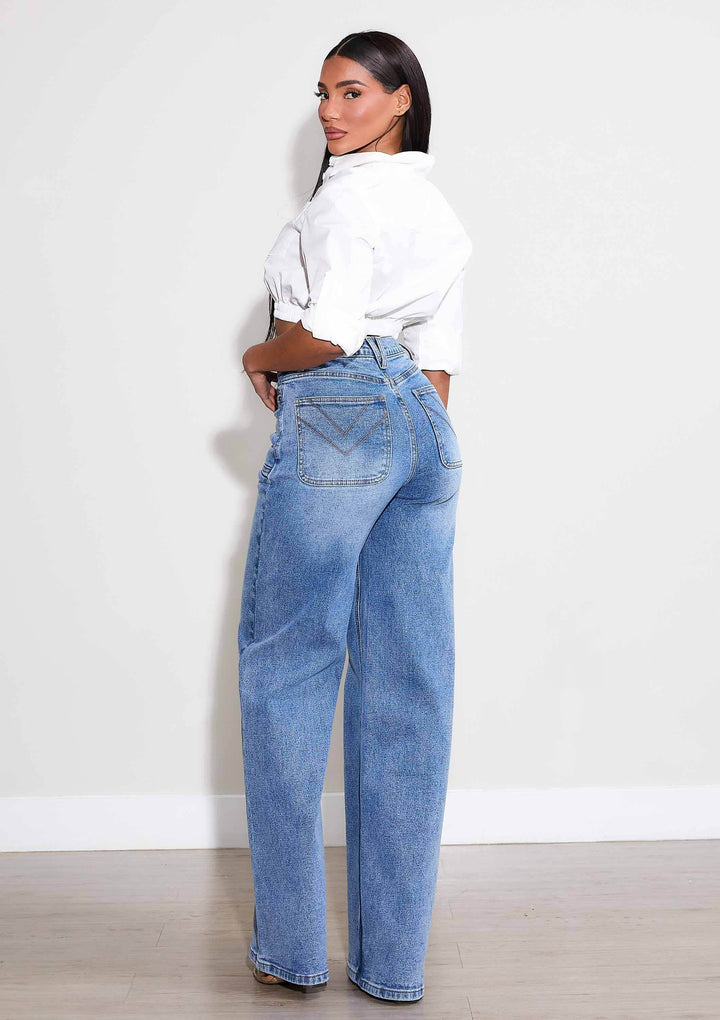 Laura High-Rise Wide Leg Jeans