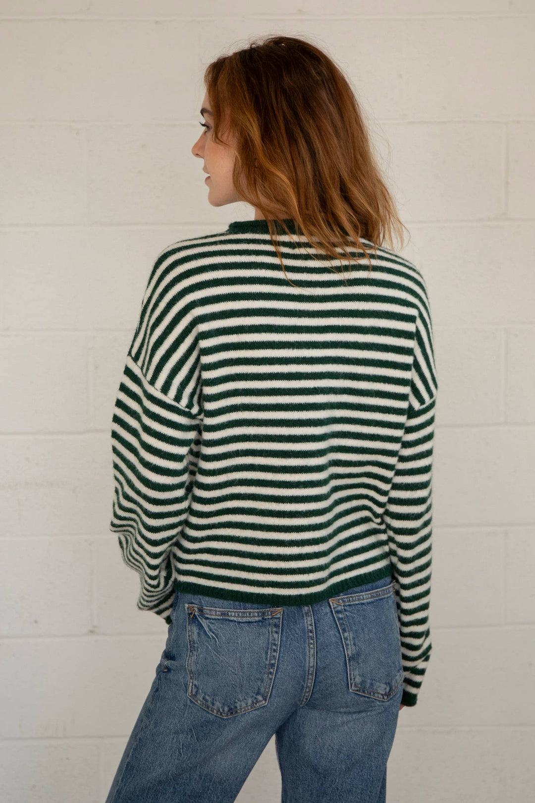Piper Striped Henley Pullover