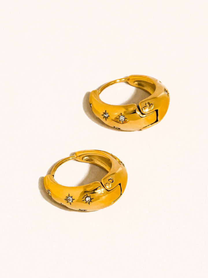Solira Star Hoop Earring