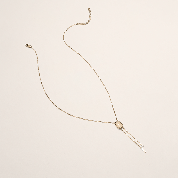 Hayden Bolo Tie Gold Necklace