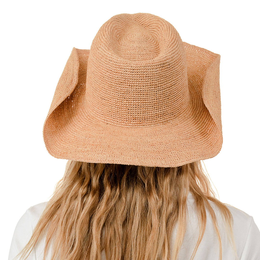 Raffia Packable Cowboy Hat