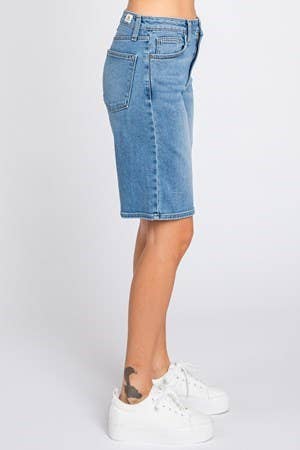 Low Rise Mid Wash Jort