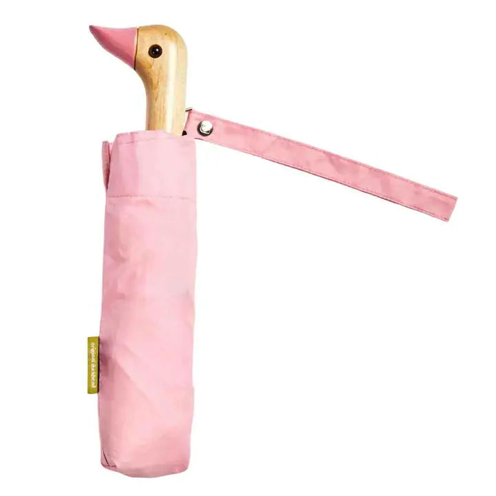 Pink Compact Duck Head Umbrella