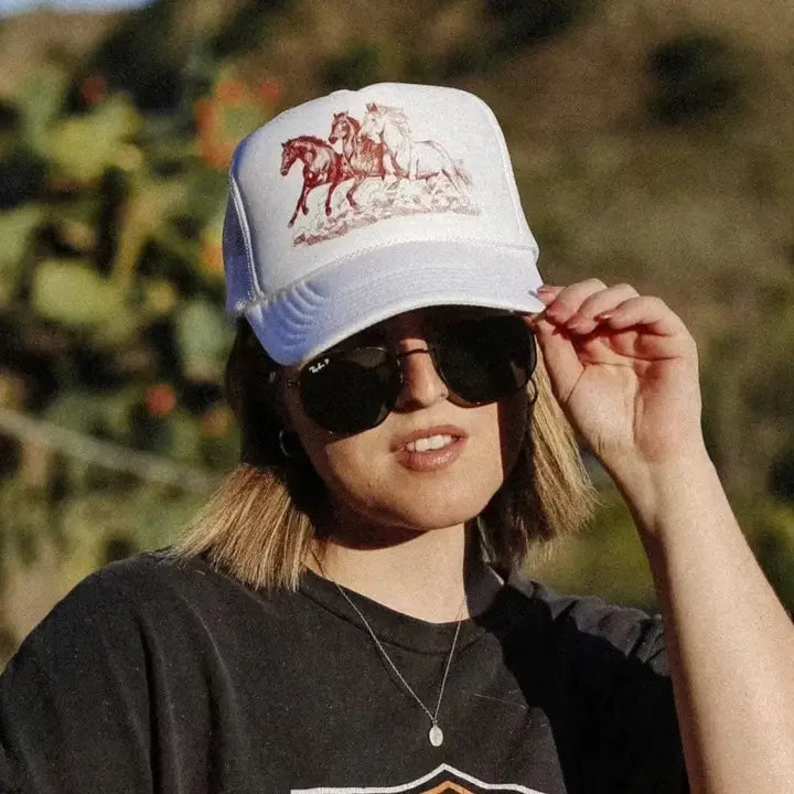 Wild Horses Trucker Hat