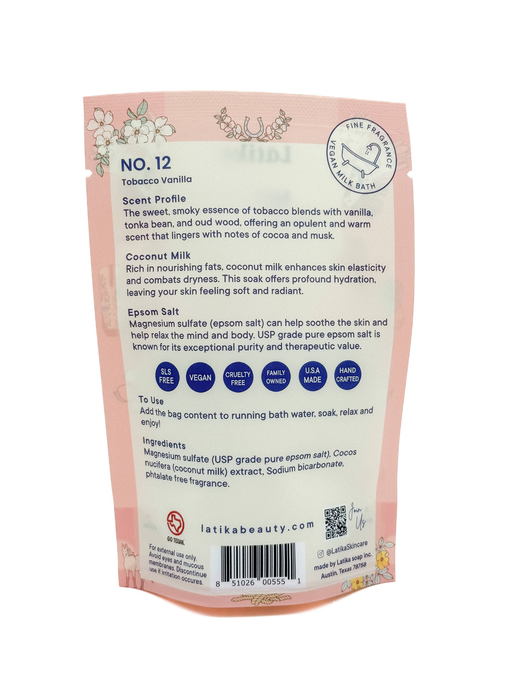Tobacco Vanilla Bath Soak