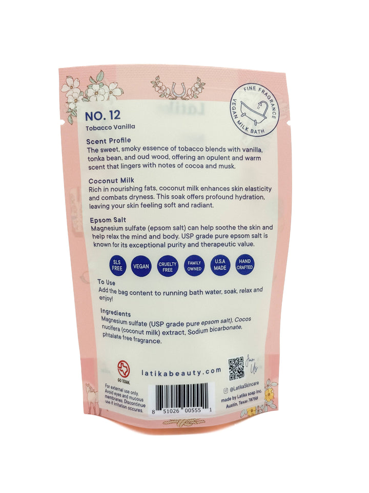 Tobacco Vanilla Bath Soak