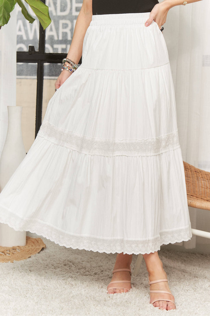 Isabella Boho Maxi Skirt