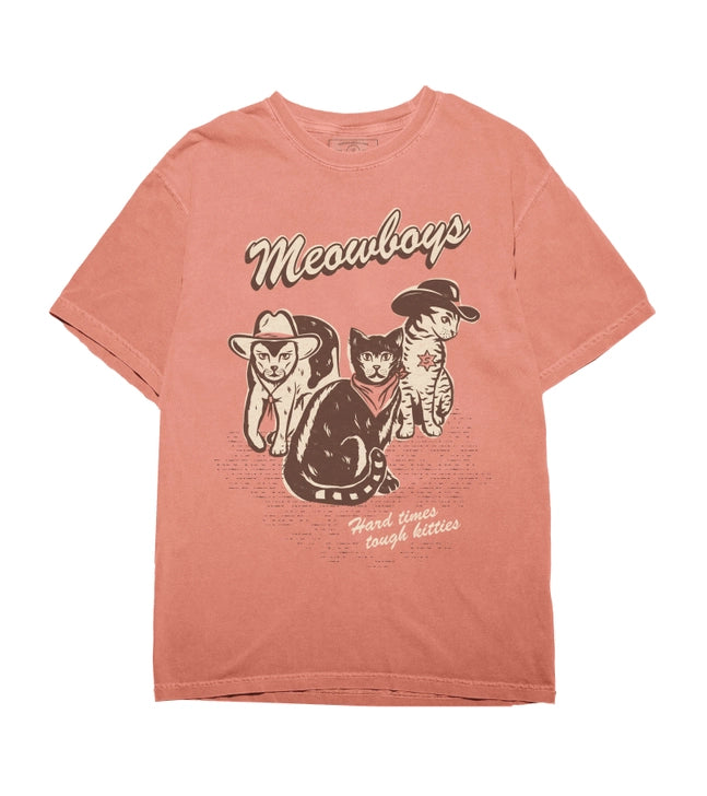 Meowboys Western Tee