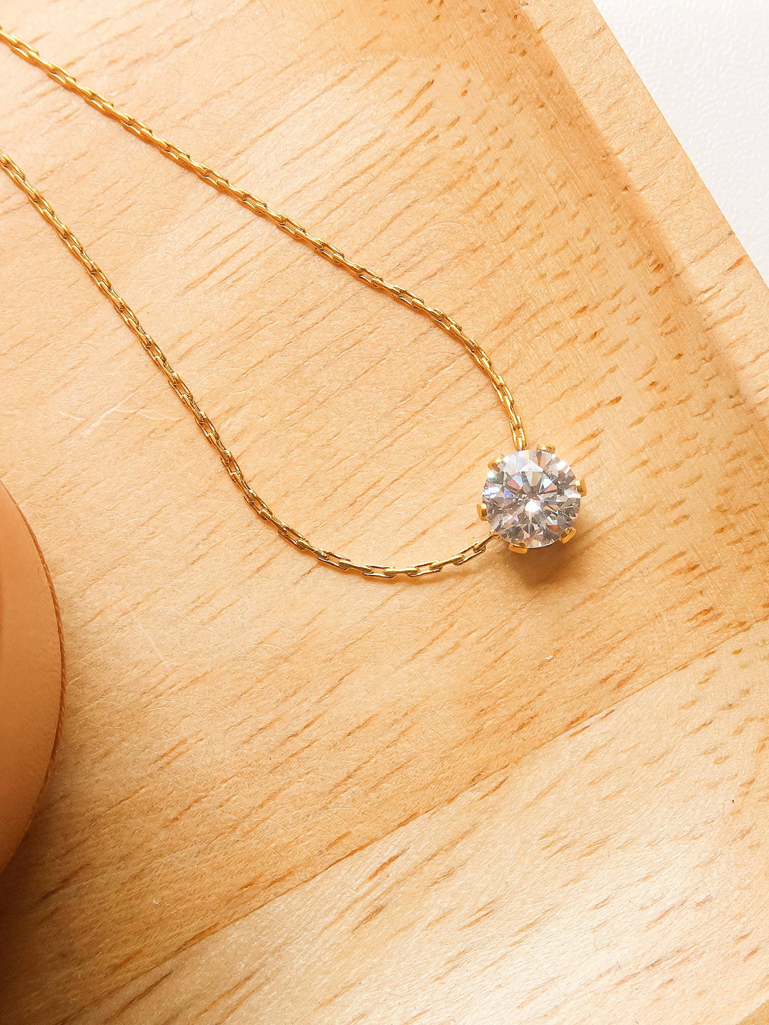 Ciara Round CZ Necklace
