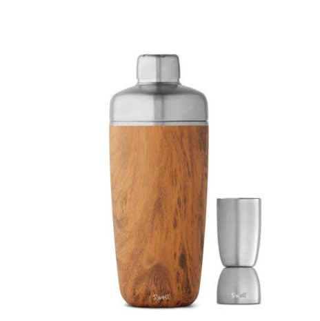 Teakwood Shaker Set with Jigger