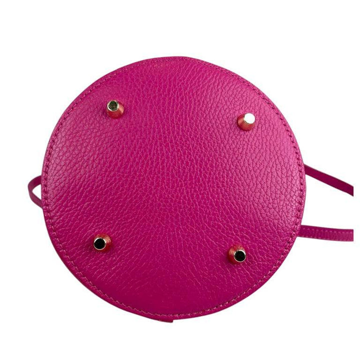 Noemi Italian Leather Bucket Handbag