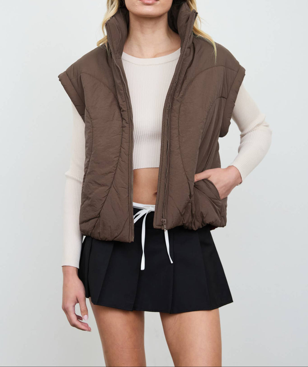 Hannah Quilted Puffer Vest