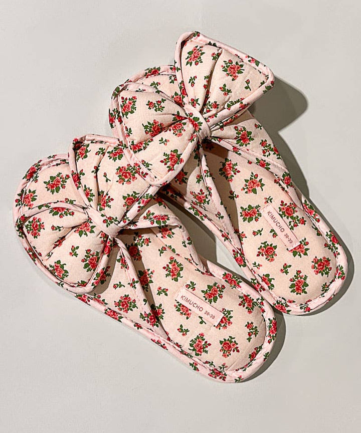 Cozy Floral Indoor Slippers