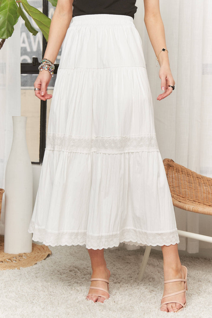 Isabella Boho Maxi Skirt