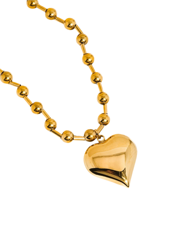 Paris Large Heart Necklace