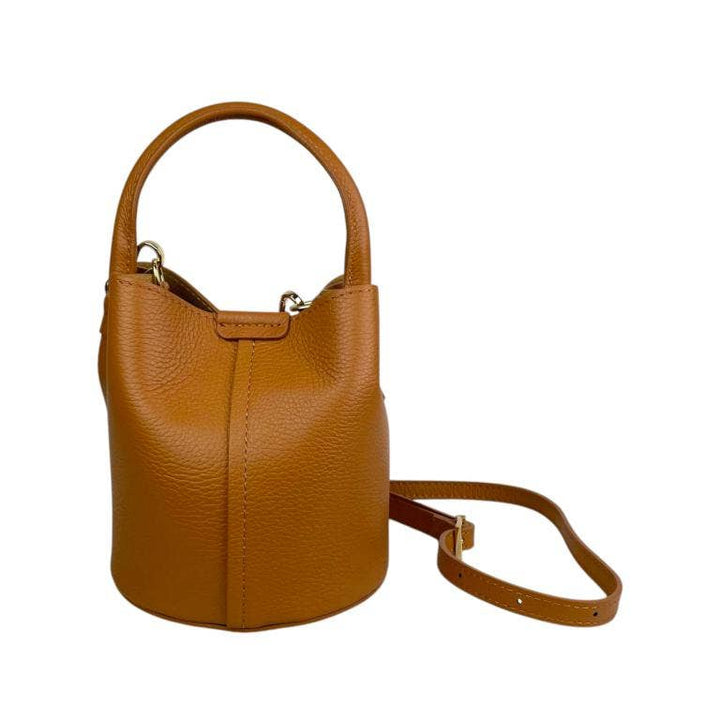 Noemi Italian Leather Bucket Handbag