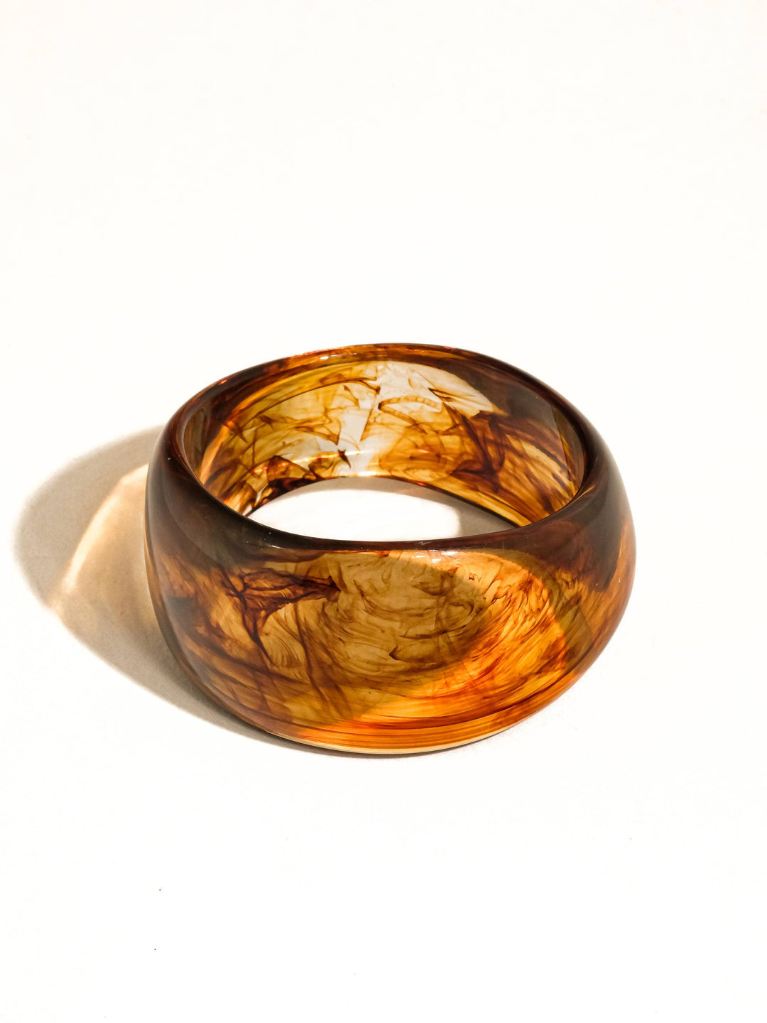 Caelia Modern Bold Statement Resin Bangle