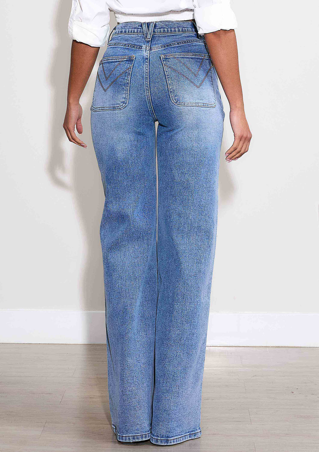 Laura High-Rise Wide Leg Jeans