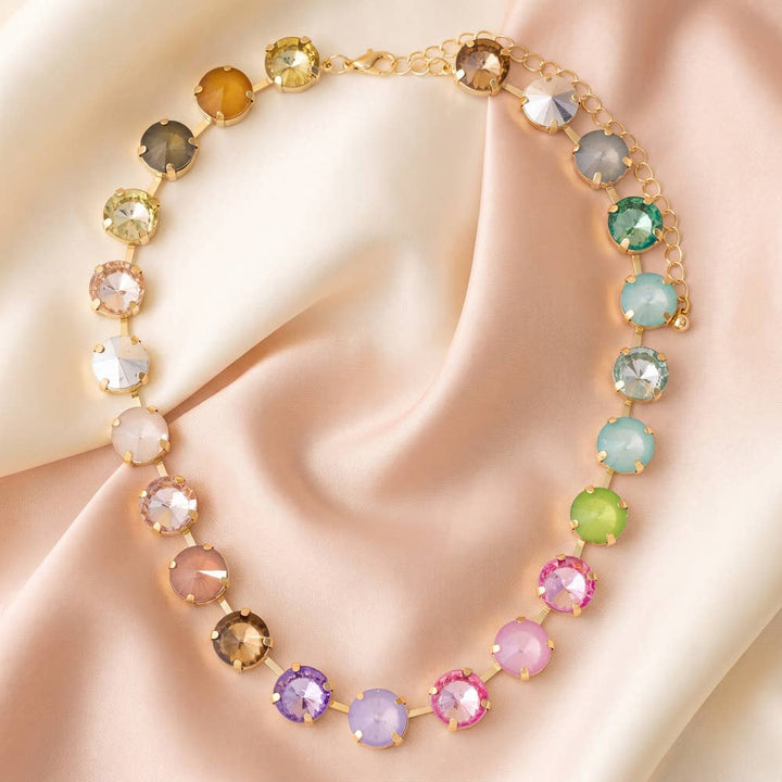 Pastel Crystal Necklace
