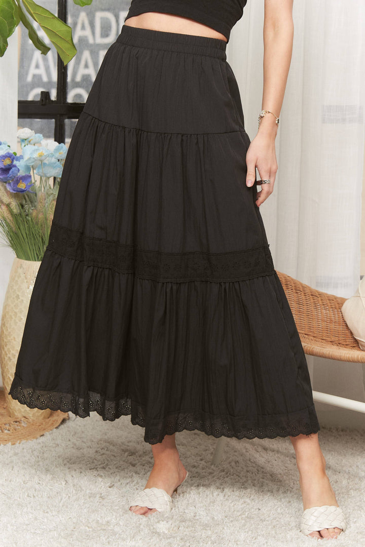 Isabella Boho Maxi Skirt