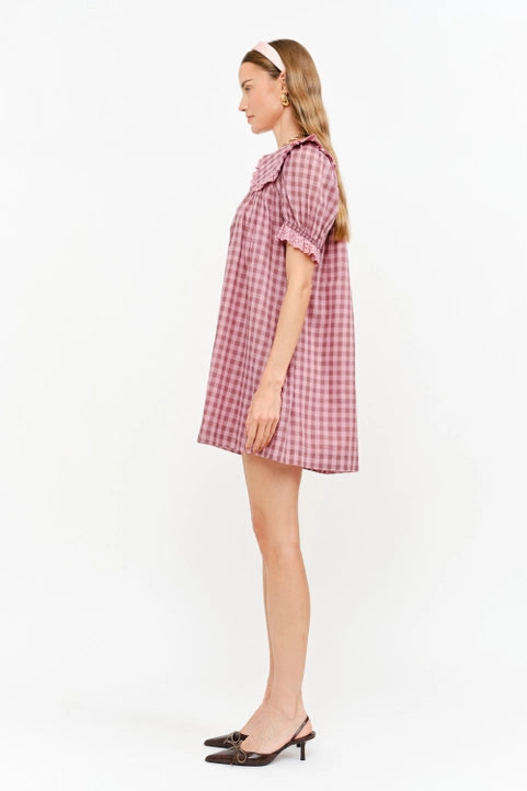 Jones Gingham Babydoll Dress