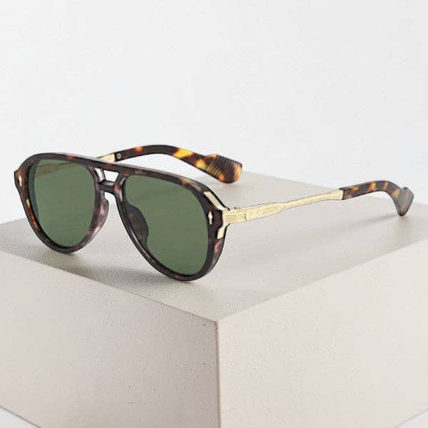 Oliver Tortoiseshell Aviator Sunglasses