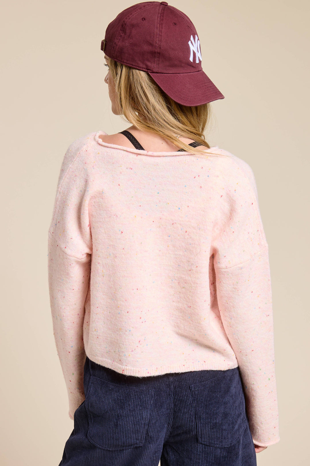 Aria Speckled Button Down Cardigan