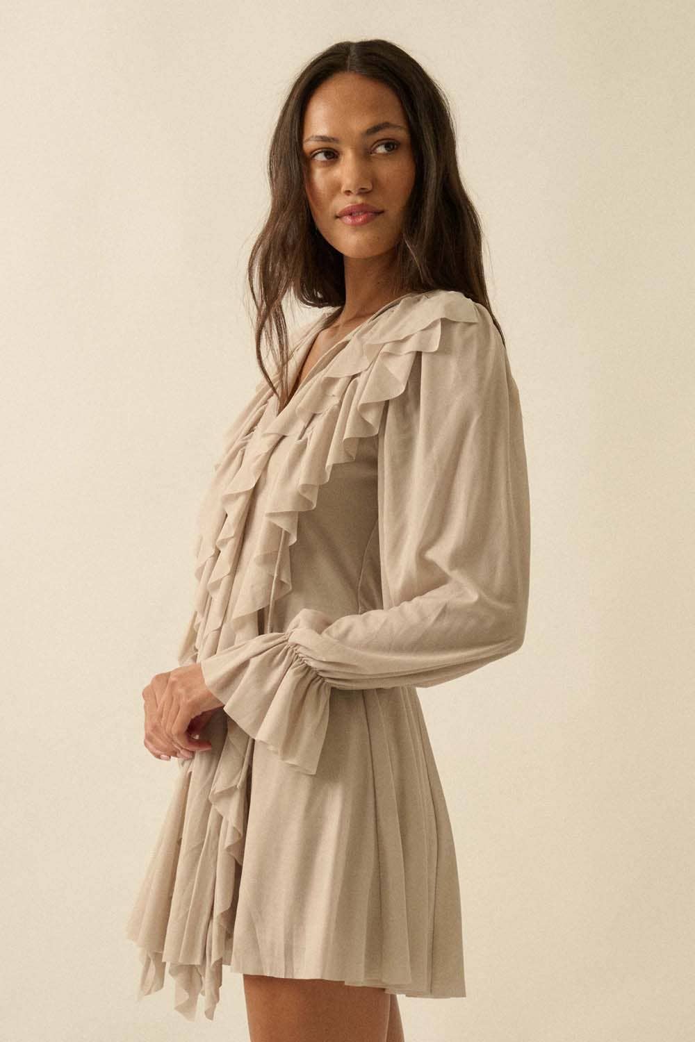 Chloe Cascade Ruffle Romper