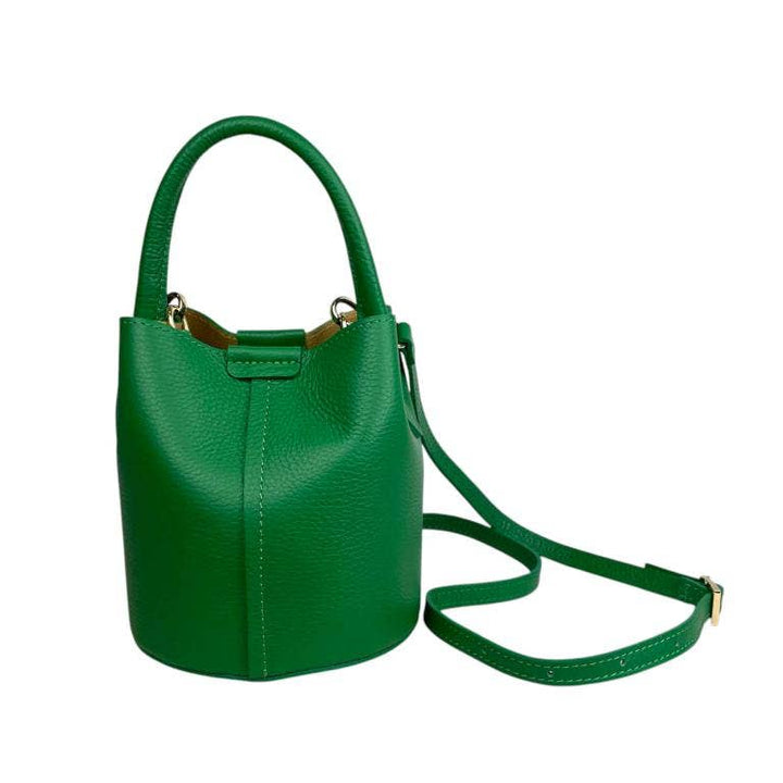 Noemi Italian Leather Bucket Handbag