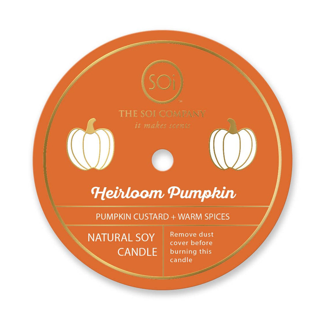 Heriloom Pumpkin Icon Candle