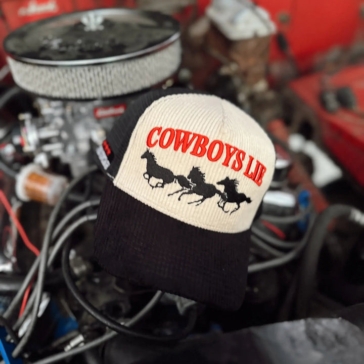 Cowboys Lie™ Mustang Embroidered Hat