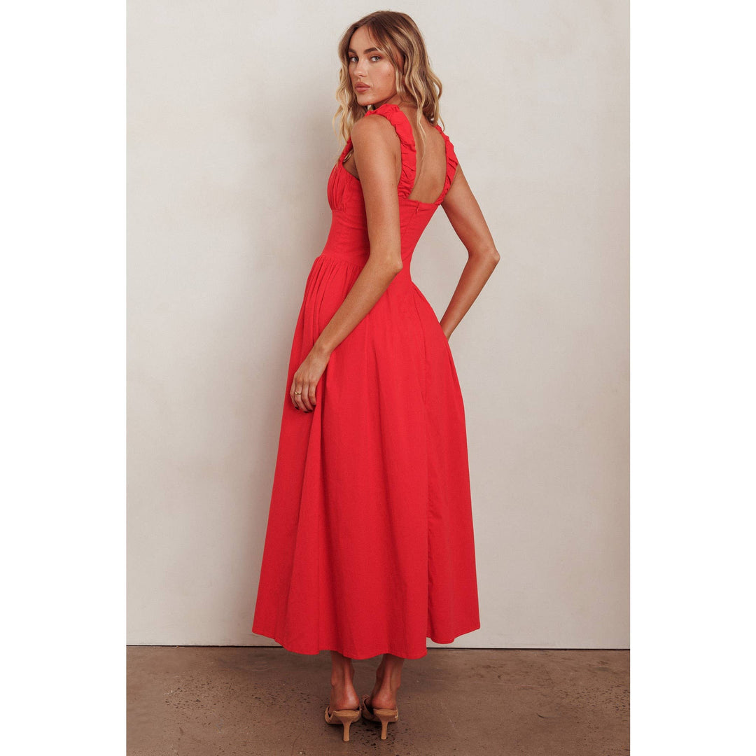 Isabelle Ruched Maxi Dress