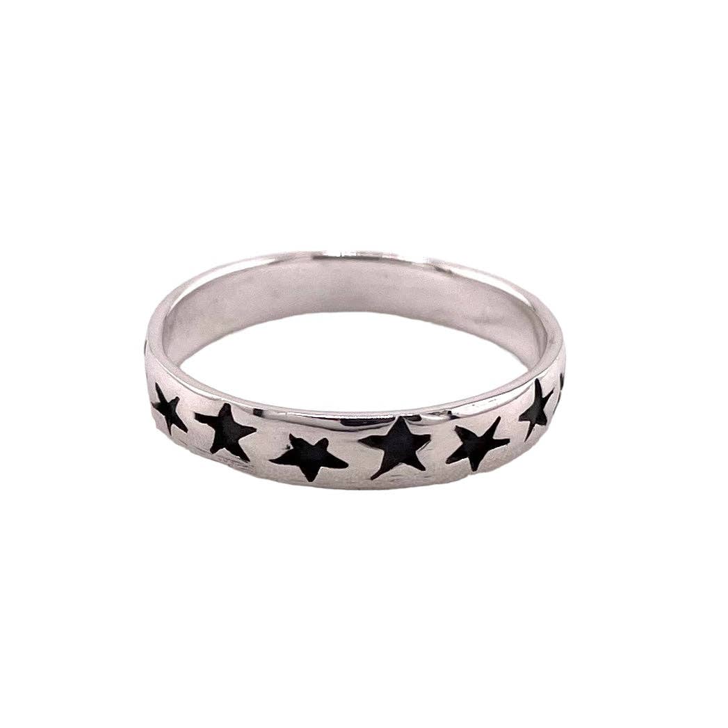 Star Sterling Silver Ring
