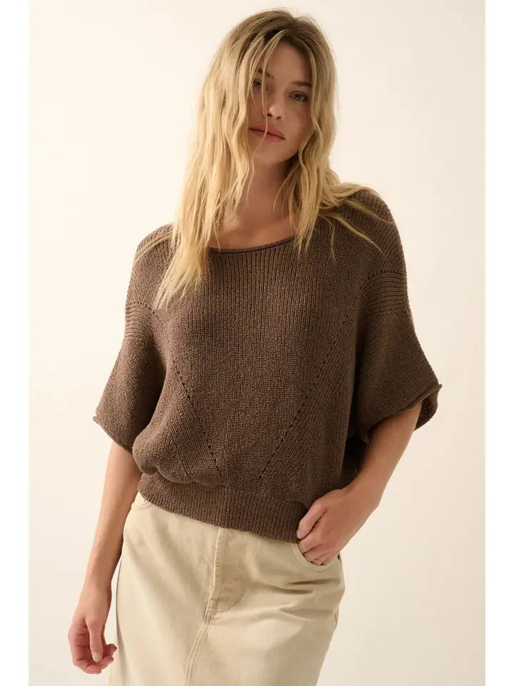 Marie Pointelle Sweater