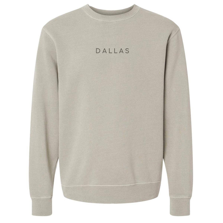 Dallas Embroidered Crew Sweatshirt