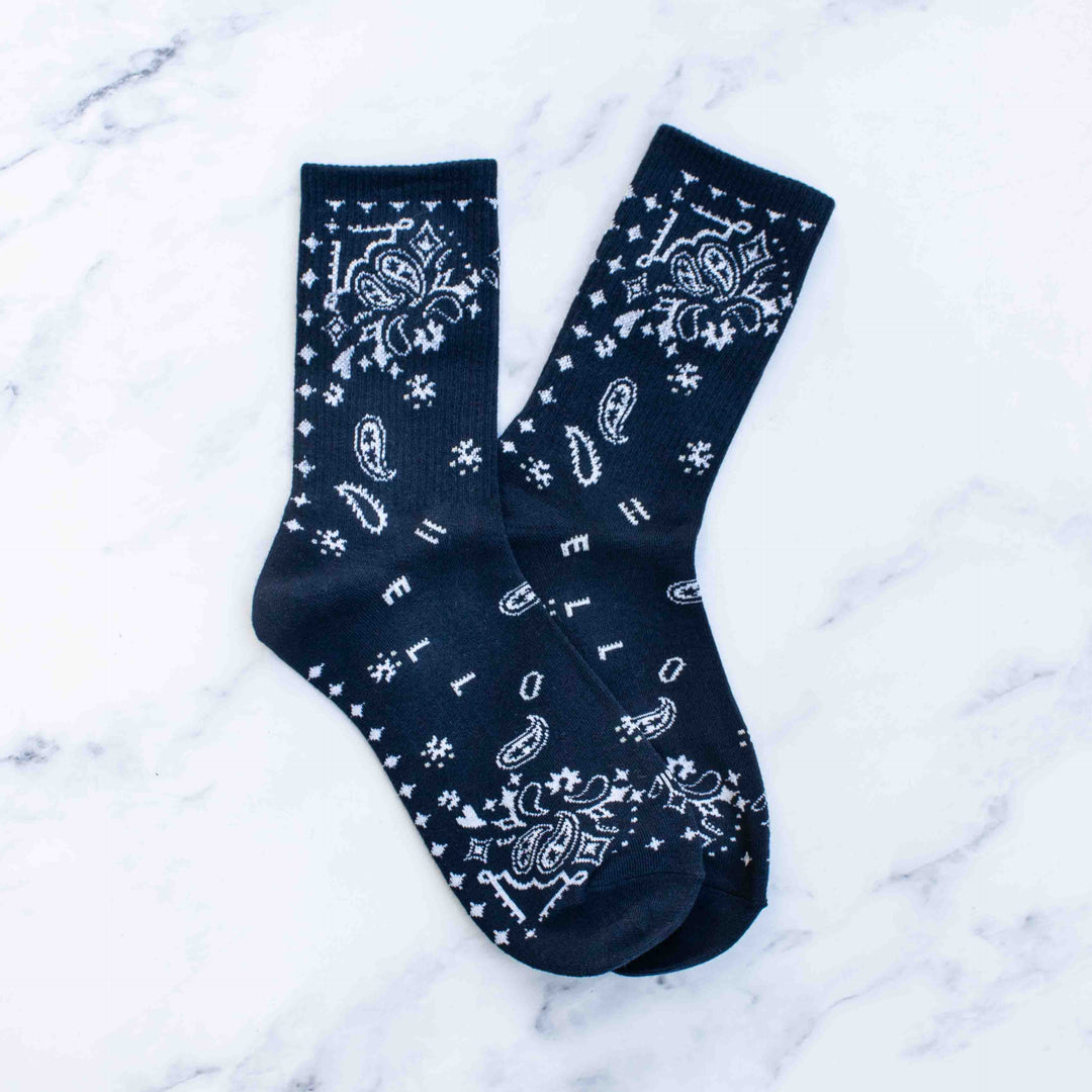 Bandana Crew Socks