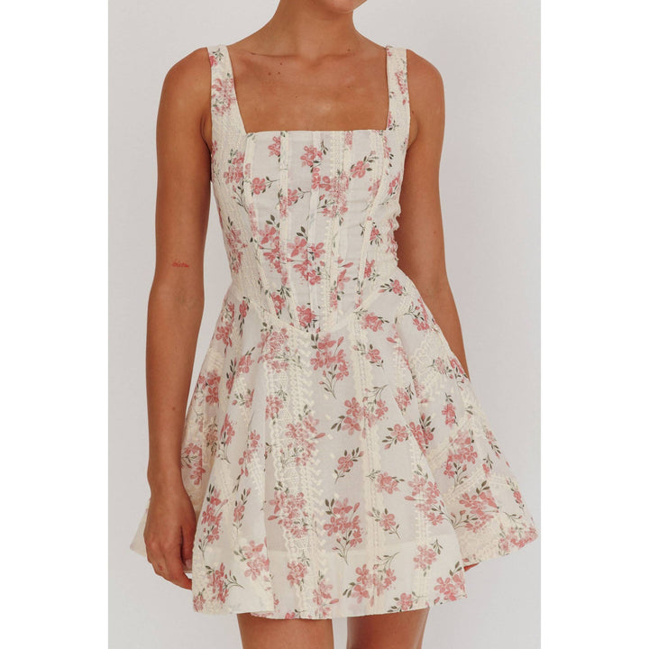 Shanni Floral Flare Mini Dress