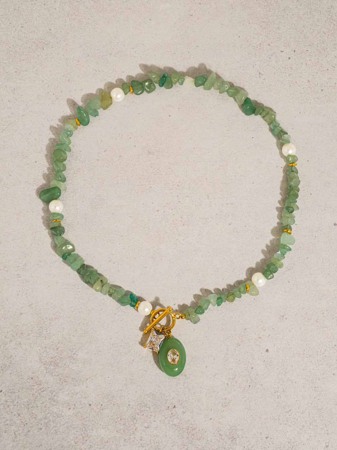 Cercey Stone Charm Necklace