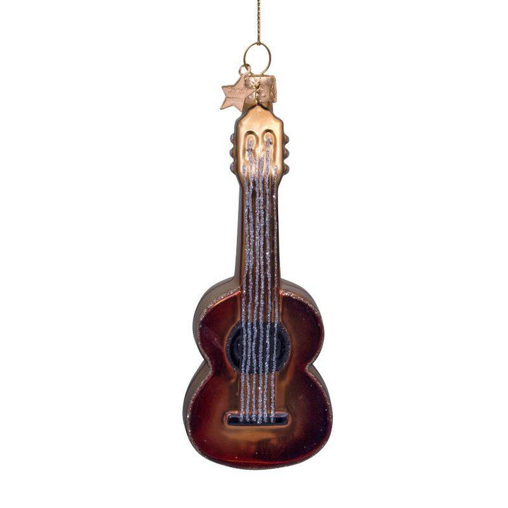 Brown Guitar Ornament