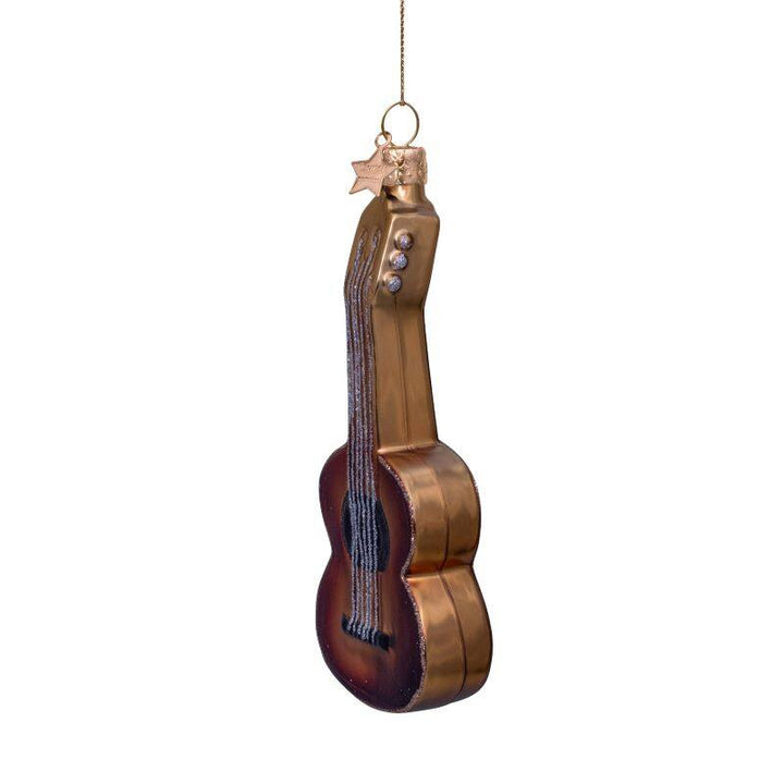 Brown Guitar Ornament
