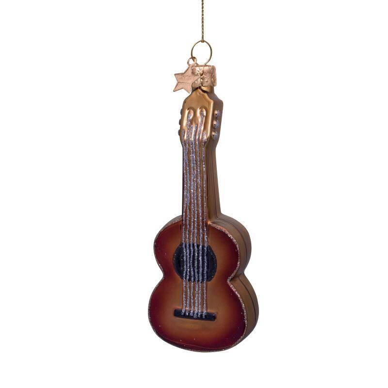 Brown Guitar Ornament