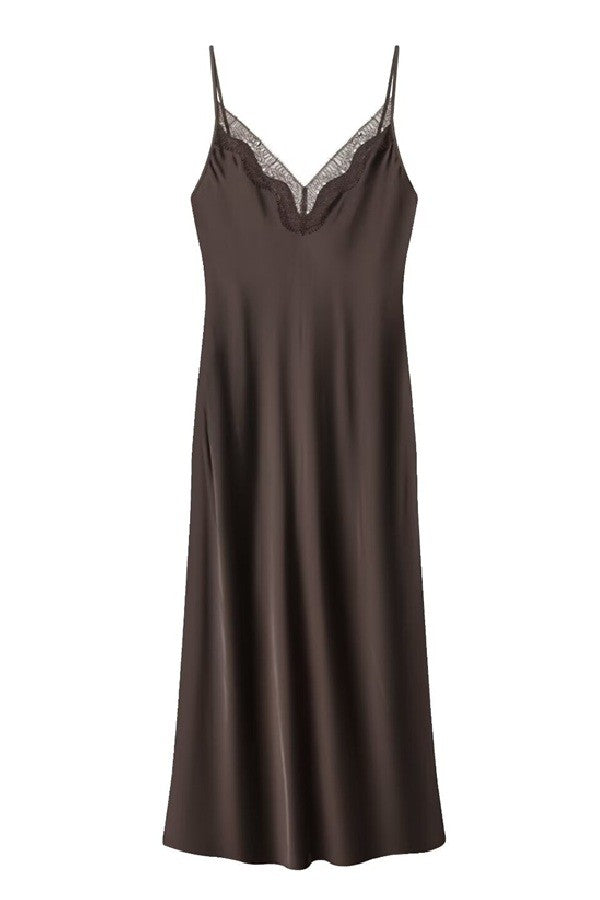 Laine Lace Trim Midi Dress