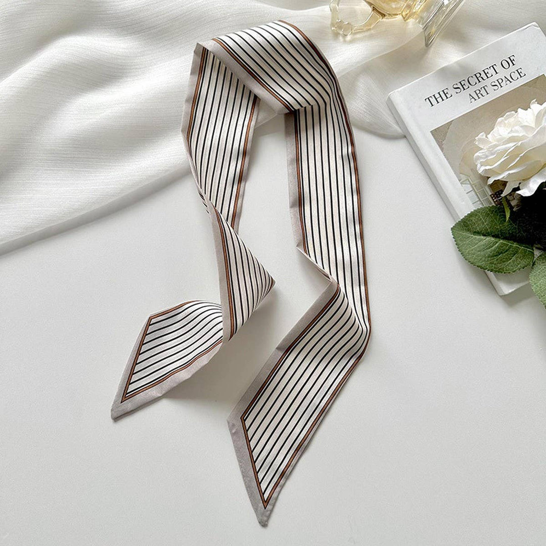 Vintage Neutral Print Twilly